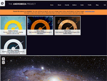 Tablet Screenshot of andromedaproject.org